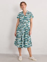 Seasalt Cornwall Green Tall Top Terrace Dress - Image 1 of 5