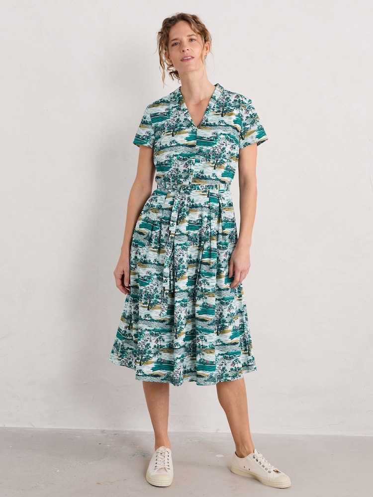 Seasalt Cornwall Green Tall Top Terrace Dress - Image 1 of 5