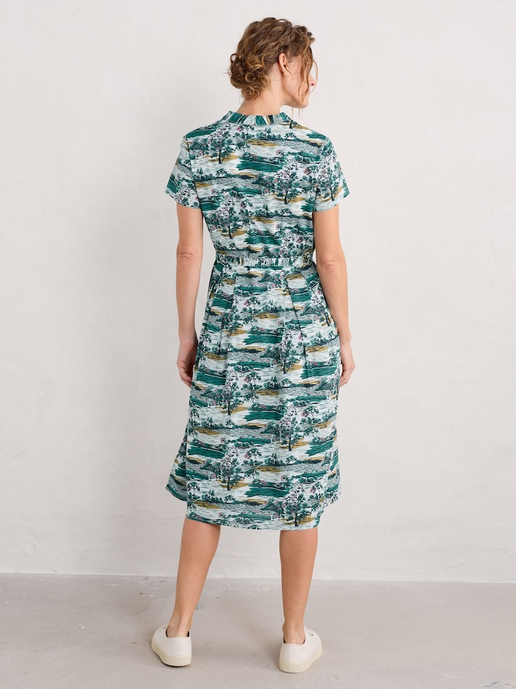Seasalt Cornwall Green Tall Top Terrace Dress - Image 2 of 5
