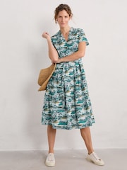 Seasalt Cornwall Green Tall Top Terrace Dress - Image 3 of 5