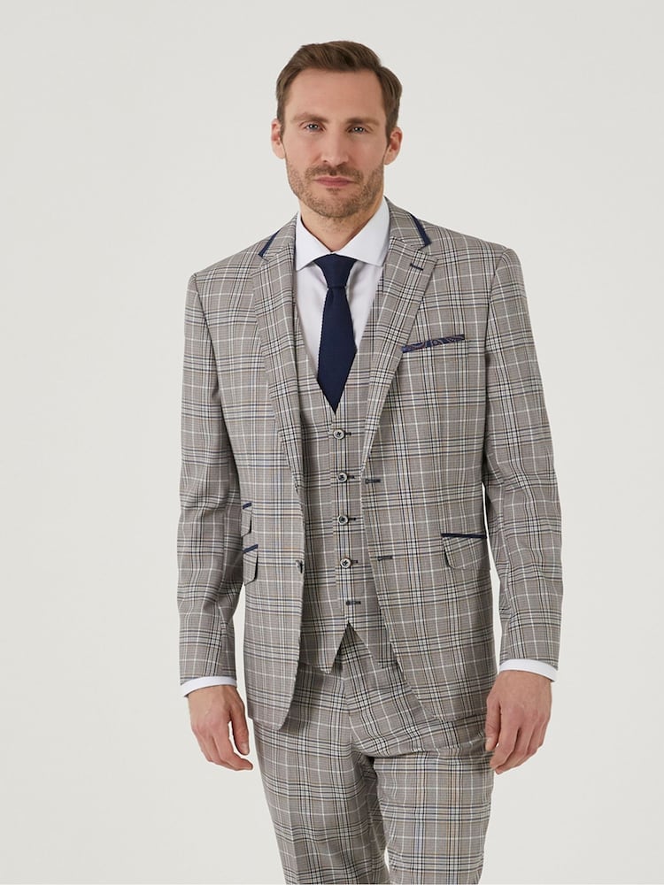 Skopes Tailored Fit Whittington Check Suit: Jacket - Image 1 of 5