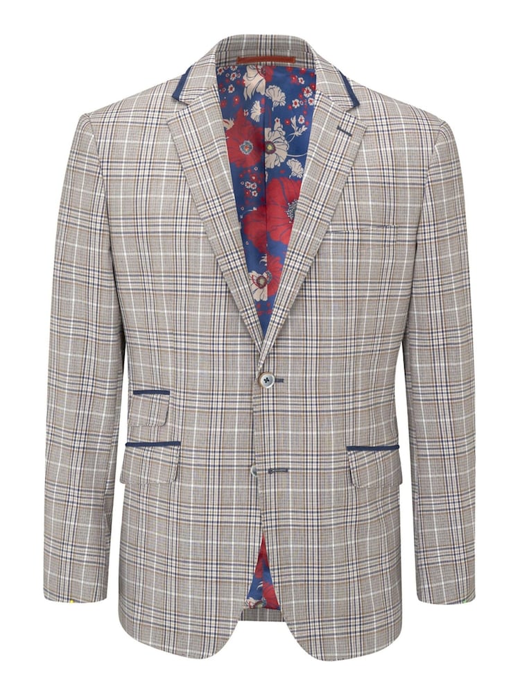 Skopes Tailored Fit Whittington Check Suit: Jacket - Image 4 of 5