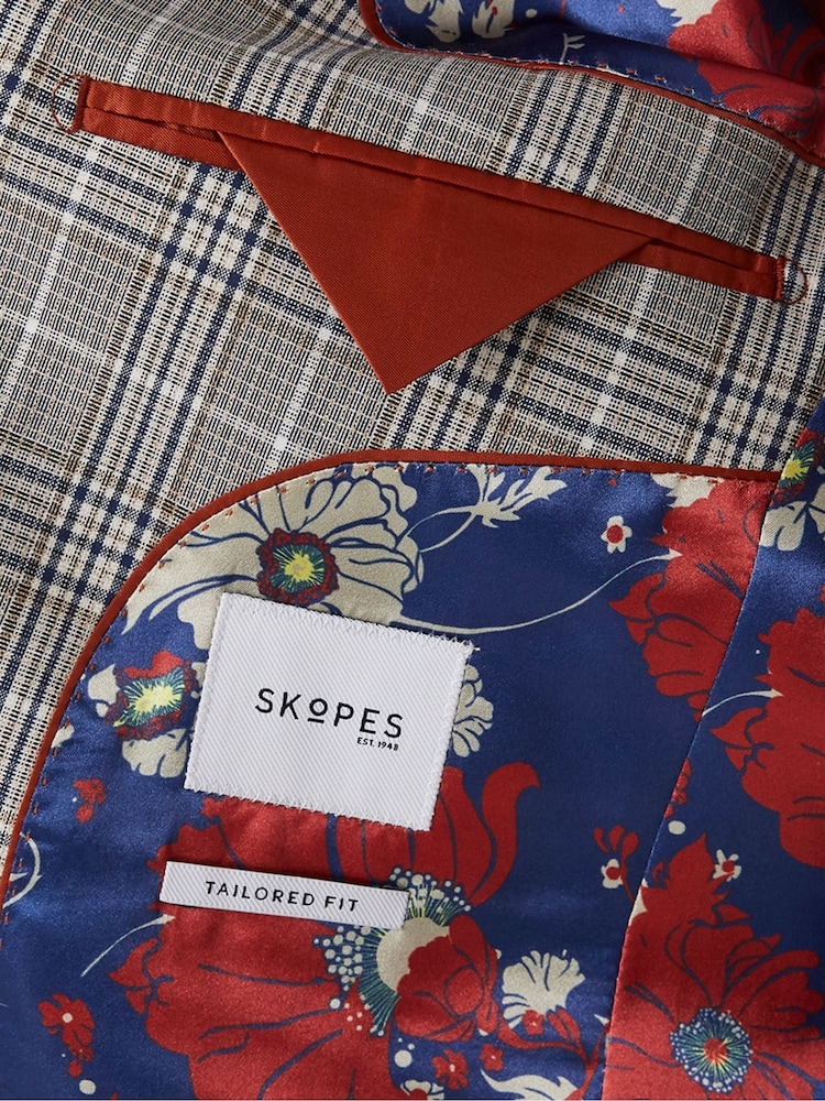 Skopes Tailored Fit Whittington Check Suit: Jacket - Image 5 of 5