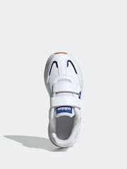 Blanco/azul - adidas Kids Tensaur Switch Trainers - Imagen 5 de 8
