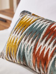 Blue Global Blue Zig Zag Cushion - Image 2 of 5