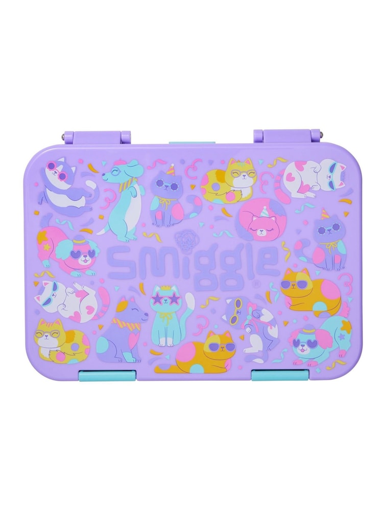 أرجواني - Smiggle Playtime Medium Bento Lunchbox - صورة 1 من 3
