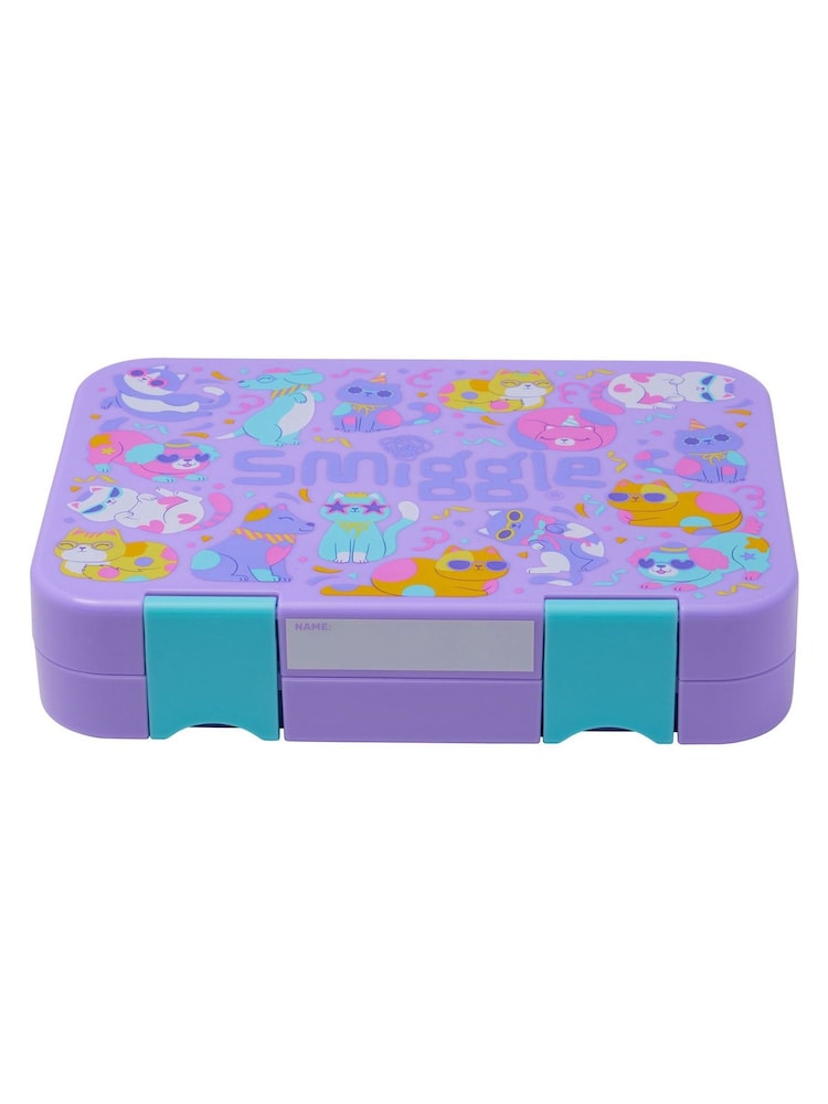 أرجواني - Smiggle Playtime Medium Bento Lunchbox - صورة 2 من 3