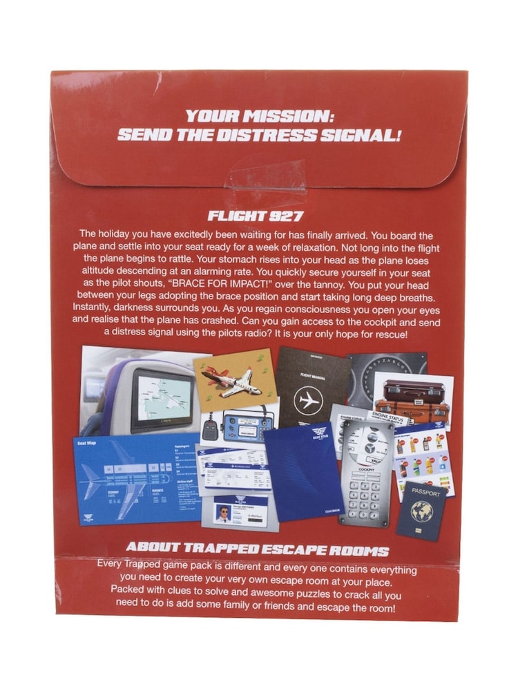 Golden Bear Trapped Escape Room Game Packs Flight 927 - Image 2 of 4