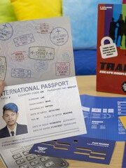 Golden Bear Trapped Escape Room Game Packs Flight 927 - Image 4 of 4