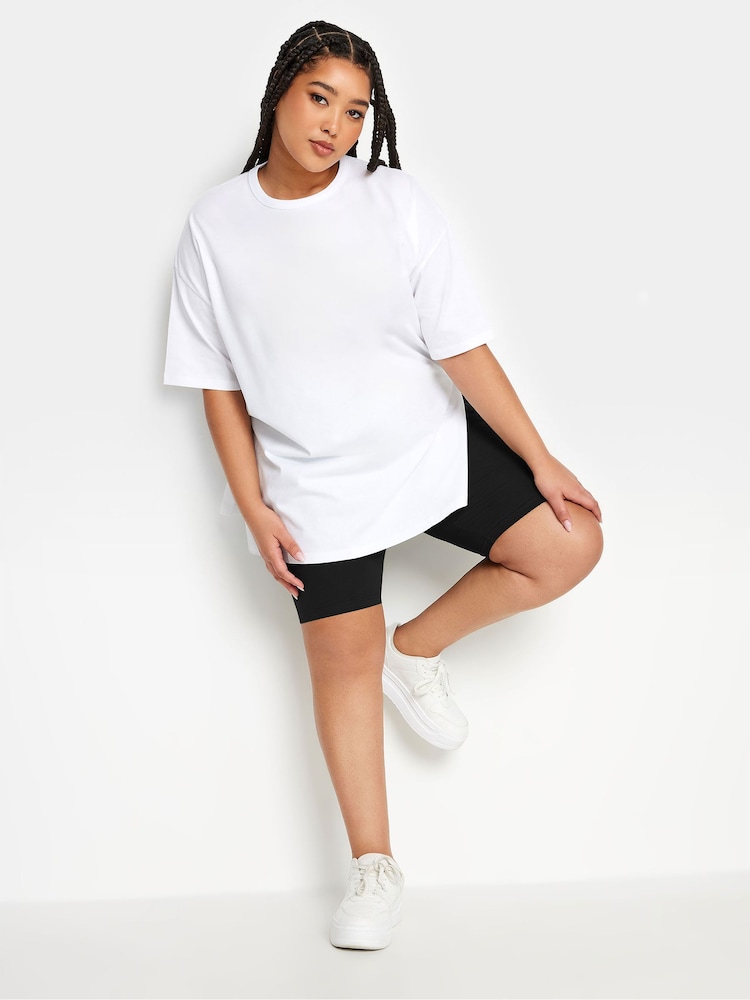 Yours Curve – 2er-Pack schwarze Radlershorts mit Schlangenmuster - Bild 5 von 5 Yours Curve – 2er-Pack schwarze Radlershorts mit Schlangenmuster - Bild 5 von 5