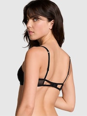 Victoria's Secret PINK Black Lightly Lined Demi Bra - Image 2 of 3