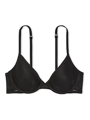 Victoria's Secret PINK Black Lightly Lined Demi Bra - Image 3 of 3