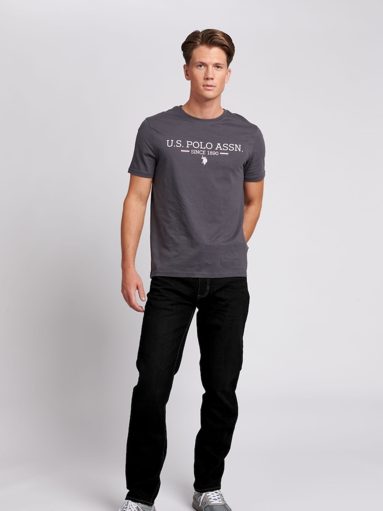 Noir - U.S. Polo Assn. 5 à poche pour homme Denim Jeans - Image 3 of 7