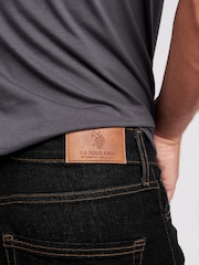 U.S. Polo Assn. Black Mens 5 Pocket Denim Jeans - Image 4 of 7
