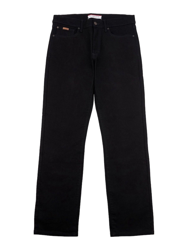 Noir - U.S. Polo Assn. 5 à poche pour homme Denim Jeans - Image 5 of 7