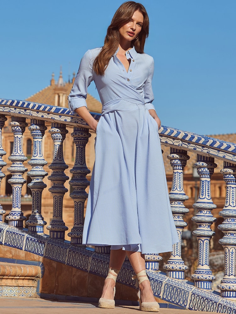 Sosandar Midi-Hemdkleid mit Rüschensaum - Bild 5 von 5 Sosandar Midi-Hemdkleid mit Rüschensaum - Bild 5 von 5