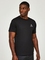 Alessandro Zavetti Fossano 100% Cotton Black T-Shirt - Image 4 of 6