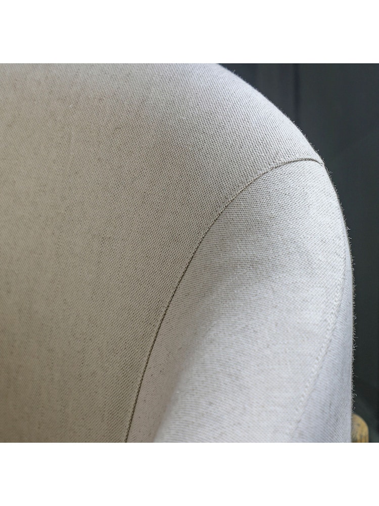 Gallery Home Natural Stanley Leather Armchair - Image 2 of 4