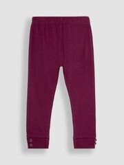 JoJo Maman Bébé Rose Pink 2-Pack Rib Leggings - Image 2 of 7