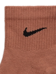 Nike Cream/Pink/Brown Everyday Plus Cushion Training No-Show Socks (3 Pairs) - Image 4 of 4