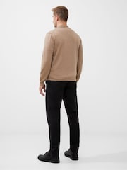 French Connection Natural Natural Milano Knitted Zip Up Jumper - Image 3 of 5