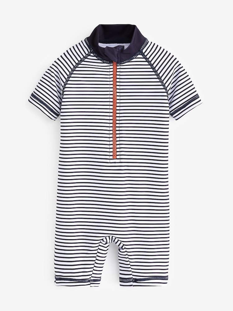 Mamas & Papas Langärmeliges, gestreiftes Sonnenschutz-Oberteil im Marine-Look - Bild 3 von 3 Mamas & Papas Langärmeliges, gestreiftes Sonnenschutz-Oberteil im Marine-Look - Bild 3 von 3