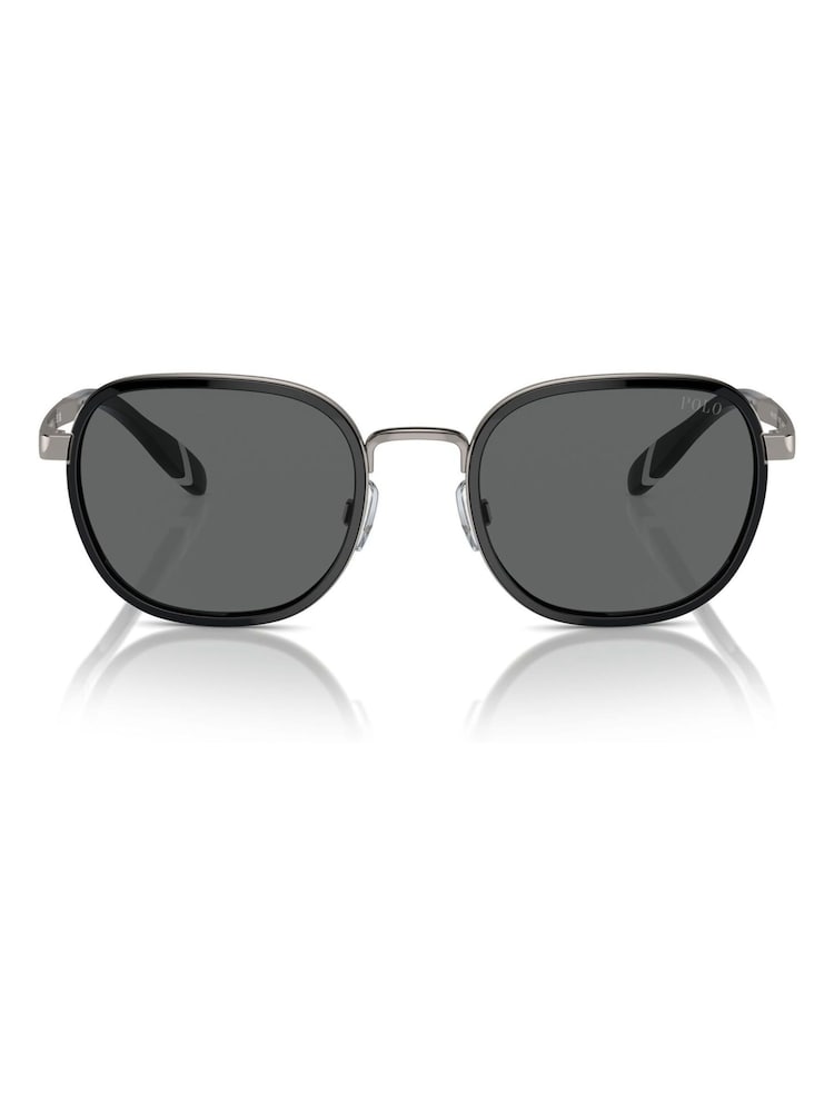Polo Ralph Lauren Ph3151 Square Black Sunglasses - Image 1 of 5 Polo Ralph Lauren Ph3151 Square Black Sunglasses - Image 1 of 5