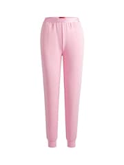 HUGO Pink Logo Waistband Cuffed Joggers - Image 5 of 5