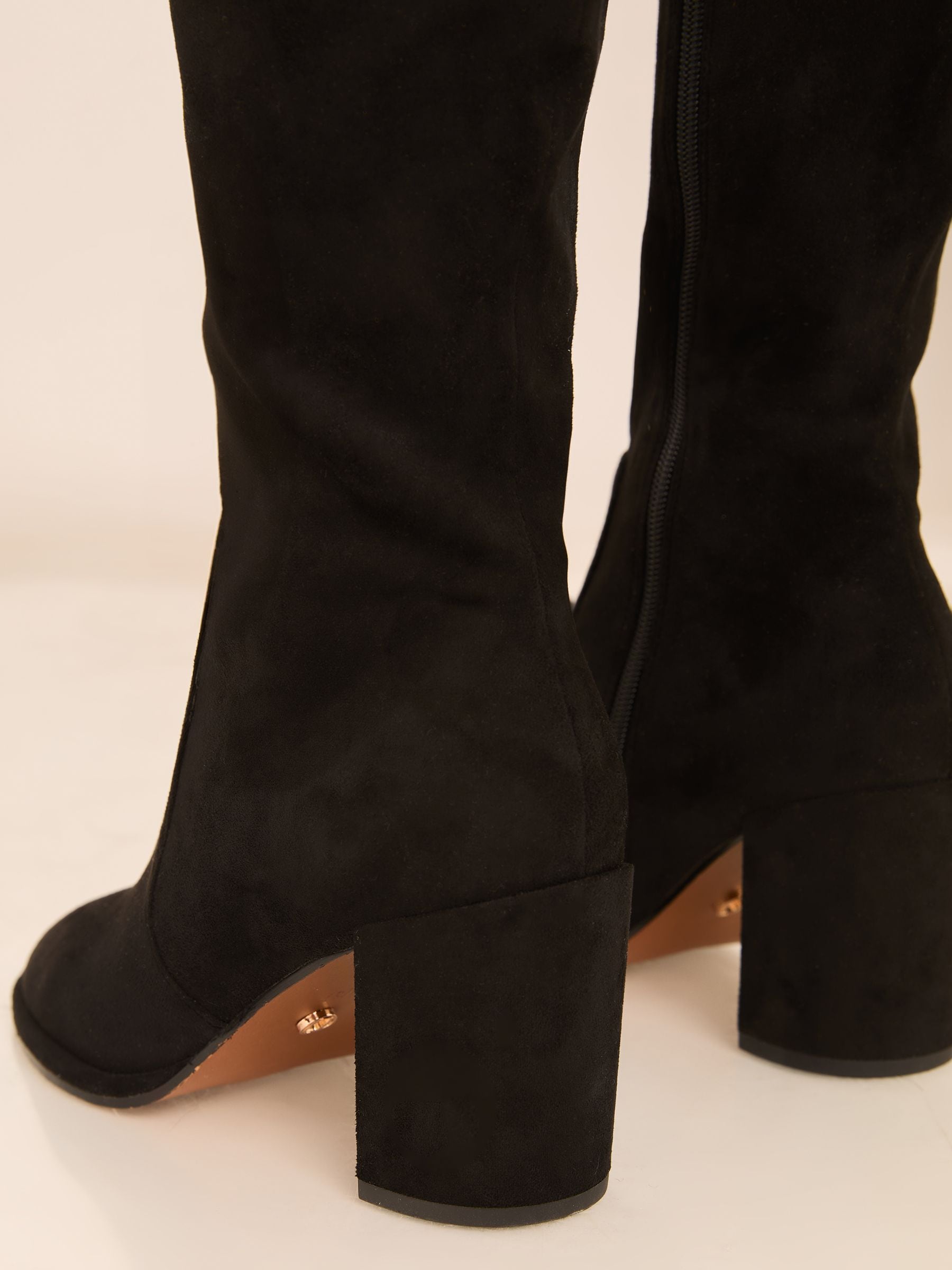 Next black suede boots hot sale