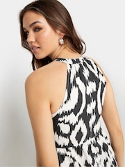 Long Tall Sally Black Abstract Halter Neck Midaxi Dress - Image 5 of 6