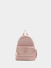 Pink - River Island Mädchen-Rucksack mit Prägung und Tasche - Bild 2 von 6