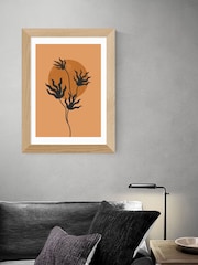 East End Prints Oak Plant At Dusk Oak Framed Art Print - Image 2 of 3