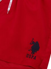 U.S. Polo Assn. Red Mens Player 3 Swim Shorts - Image 3 of 5