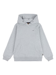 Lee Grey Boys Badge 100% Cotton Hoodie - Image 6 of 8
