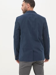 FatFace Chilworth Blue Cotton Blazer - Image 2 of 6