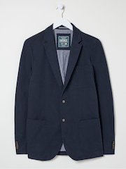 FatFace Chilworth Blue Cotton Blazer - Image 6 of 6
