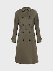 Hobbs Olive Green Lisa Trench Jacket - Image 3 of 3