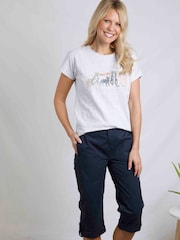 Weird Fish Grey Doggie Days Organic Graphic T-Shirt - Image 3 of 5