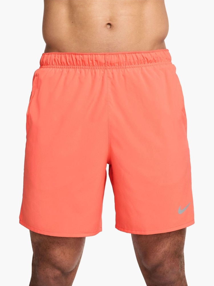 Nike Pink 7 Inch Challenger Dri-FIT 7 inch Brief-Lined Running Shorts - Image 1 of 4