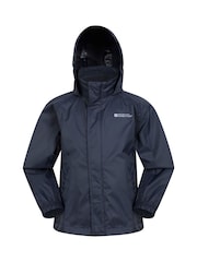 Mountain Warehouse Navy Blue Kids Pakka II Waterproof Jacket - Image 1 of 5