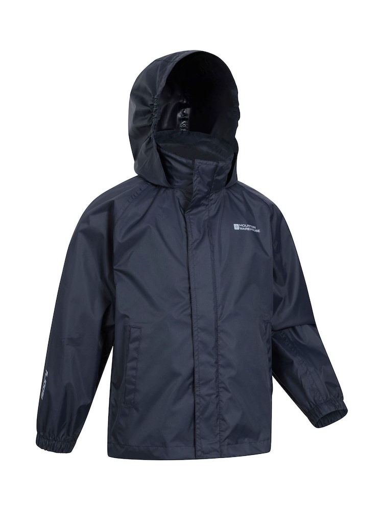Mountain Warehouse Navy Blue Kids Pakka II Waterproof Jacket - Image 2 of 5