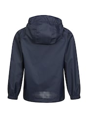 Mountain Warehouse Navy Blue Kids Pakka II Waterproof Jacket - Image 3 of 5