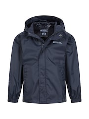 Mountain Warehouse Navy Blue Kids Pakka II Waterproof Jacket - Image 5 of 5