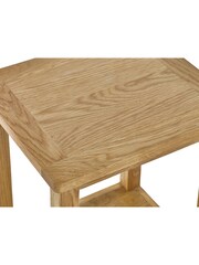 Julian Bowen Brown Mallory Lamp Table - Image 4 of 4