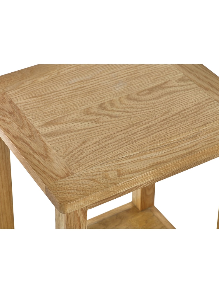 Julian Bowen Brown Mallory Lamp Table - Image 4 of 4