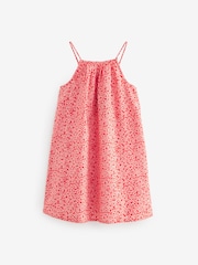 Red Ditsy 100% Cotton Strappy Sundress (3-16yrs) - Image 5 of 7