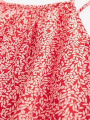 Red Ditsy 100% Cotton Strappy Sundress (3-16yrs) - Image 7 of 7