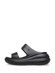 Crocs Black Classic Crush Sandals - Image 2 of 5