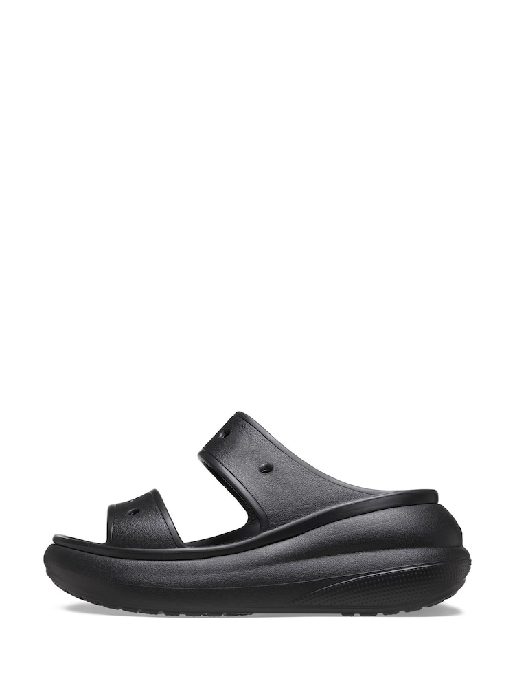 Crocs Black Classic Crush Sandals - Image 2 of 5