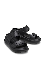 Crocs Black Classic Crush Sandals - Image 4 of 5
